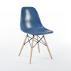 Ultramarine Blue 1960s Herman Miller Eames DSW Dowel Side thumbnail