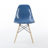 Ultramarine Blue 1960s Herman Miller Eames DSW Dowel Side thumbnail