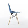 Ultramarine Blue 1960s Herman Miller Eames DSW Dowel Side thumbnail
