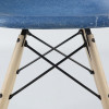 Ultramarine Blue 1960s Herman Miller Eames DSW Dowel Side thumbnail