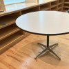 White Herman Miller Eames Universal Base Dining & Work Tables thumbnail