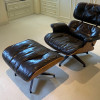 Seal Brown 1980s Herman Miller Eames Lounge Chair & Ottoman thumbnail