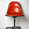 Crimson Red 1970s Herman Miller Eames PSC & PSCC Pivot Side thumbnail