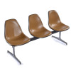 Tan Light Brown Herman Miller Eames Tandem Seating thumbnail