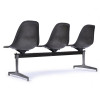 Tan Light Brown Herman Miller Eames Tandem Seating thumbnail