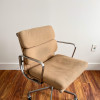Beige 1990s Herman Miller Eames Soft Pad low Back Side Chair thumbnail