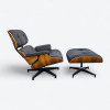 Brown 2010s Herman Miller Eames Lounge Chair & Ottoman thumbnail