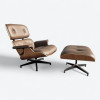 Brown 2010s Herman Miller Eames Lounge Chair & Ottoman thumbnail