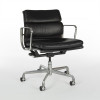 Black 1990s Herman Miller Eames Soft Pad low Back Side Chair thumbnail