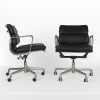 Black 1990 Herman Miller Eames Soft Pad low Back Side Chair thumbnail