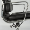 Black 1990 Herman Miller Eames Soft Pad low Back Side Chair thumbnail