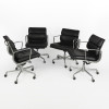 Black 1990s Herman Miller Eames Soft Pad low Back Side Chair thumbnail
