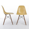 Ochre Light Yellow 1960s Herman Miller Eames DSW Dowel Side thumbnail