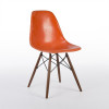 Red Orange 1960s Herman Miller Eames DSW Dowel Side thumbnail