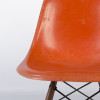 Red Orange 1960s Herman Miller Eames DSW Dowel Side thumbnail