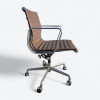 Brown 2010s Herman Miller Eames Alu Group Low Back Side Chair thumbnail