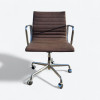 Brown 2010s Herman Miller Eames Alu Group Low Back Side Chair thumbnail
