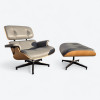 Grey 2010s Herman Miller Eames Lounge Chair & Ottoman thumbnail