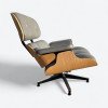 Grey 2010s Herman Miller Eames Lounge Chair & Ottoman thumbnail
