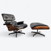 Black 2010s Herman Miller Eames Lounge Chair & Ottoman thumbnail