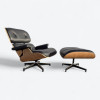 Black 2010s Herman Miller Eames Lounge Chair & Ottoman thumbnail