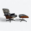 Black 2010s Herman Miller Eames Lounge Chair & Ottoman thumbnail