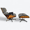 Black 1970s Herman Miller Eames Lounge Chair & Ottoman thumbnail