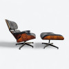 Black 1970s Herman Miller Eames Lounge Chair & Ottoman thumbnail