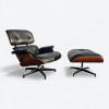Black 2010s Herman Miller Eames Lounge Chair & Ottoman thumbnail