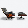 Black 2010s Herman Miller Eames Lounge Chair & Ottoman thumbnail