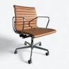 Tan Light Brown 2010s Herman Miller Eames Alu Group Low Back Side Chair thumbnail