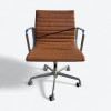 Tan Light Brown 2010s Herman Miller Eames Alu Group Low Back Side Chair thumbnail