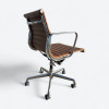 Tan Light Brown 2010s Herman Miller Eames Alu Group Low Back Side Chair thumbnail