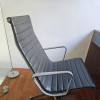 Black 1970s Herman Miller Eames Alu Group High Back Side Chair thumbnail