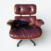Red 1980s Herman Miller Eames Lounge Chair & Ottoman thumbnail