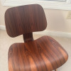 Tan Dark Brown 2022 Herman Miller Eames LCW - Ply Lounge Chair Wood thumbnail