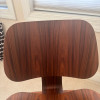 Tan Dark Brown 2022 Herman Miller Eames LCW - Ply Lounge Chair Wood thumbnail