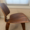 Tan Dark Brown 2022 Herman Miller Eames LCW - Ply Lounge Chair Wood thumbnail