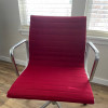 Crimson Red Herman Miller Eames Alu Group Low Back Side Chair thumbnail