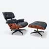 Black 2010s Herman Miller Eames Lounge Chair & Ottoman thumbnail