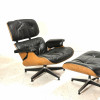 Wooden 1956 Eames Lounge Chair & Ottoman thumbnail