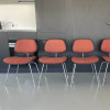 Red Herman Miller Eames DCMU - 2 Piece Plastic Chair thumbnail
