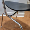 Black 2001 Eames DCM - Ply Dining Chair Metal thumbnail