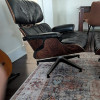 Dark Tone 1960s Herman Miller Eames Lounge Chair & Ottoman thumbnail