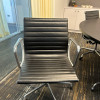 Black 2000s Herman Miller Eames Alu Group Low Back Side Chair thumbnail