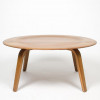 Wooden Herman Miller Eames CTW - Circular Ply Wood Leg Coffee Table thumbnail