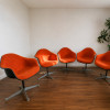 Red Orange 1976 Herman Miller Eames PAC & PACC Arm thumbnail