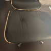 Black 2022 Vitra Eames Lounge Chair & Ottoman thumbnail
