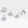 Floor Glides for Eames Alu Office Chairs & European Lounge Chair - White x 5 (Larger Set) thumbnail