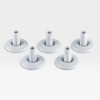 Floor Glides for Eames Alu Office Chairs & European Lounge Chair - White x 5 (Larger Set) thumbnail